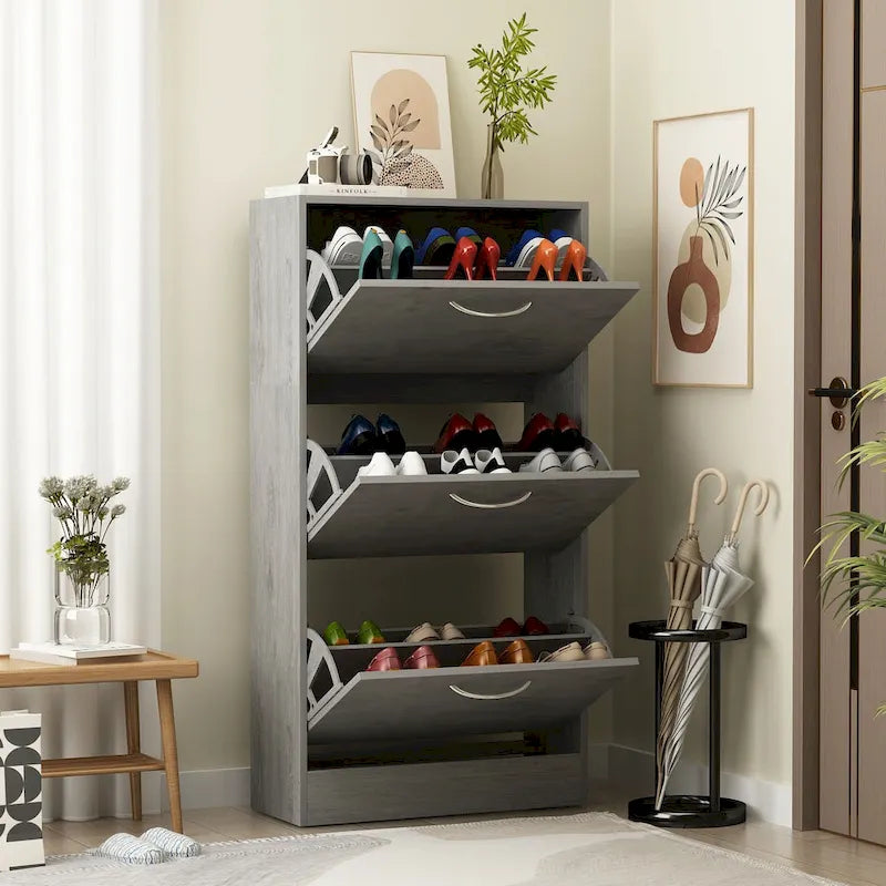 Meuble à chaussures d'entrée moderne