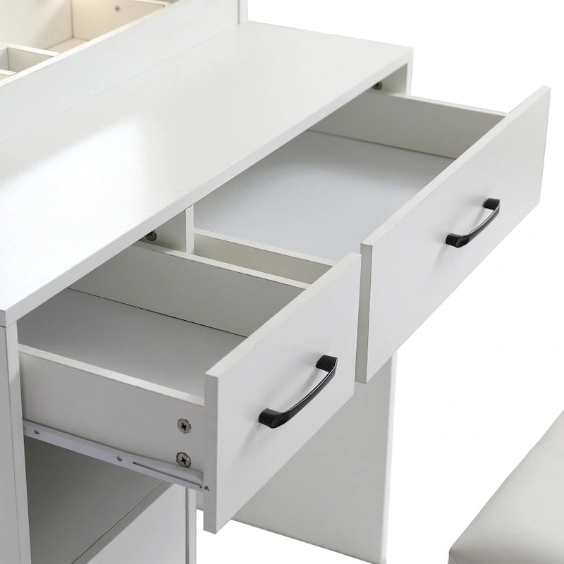 Coiffeuse dans meuble de rangement