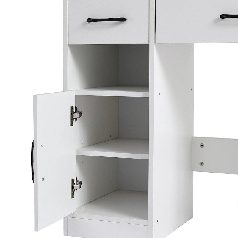 Coiffeuse dans meuble de rangement
