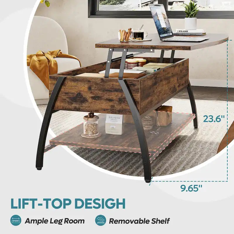 Table basse relevable