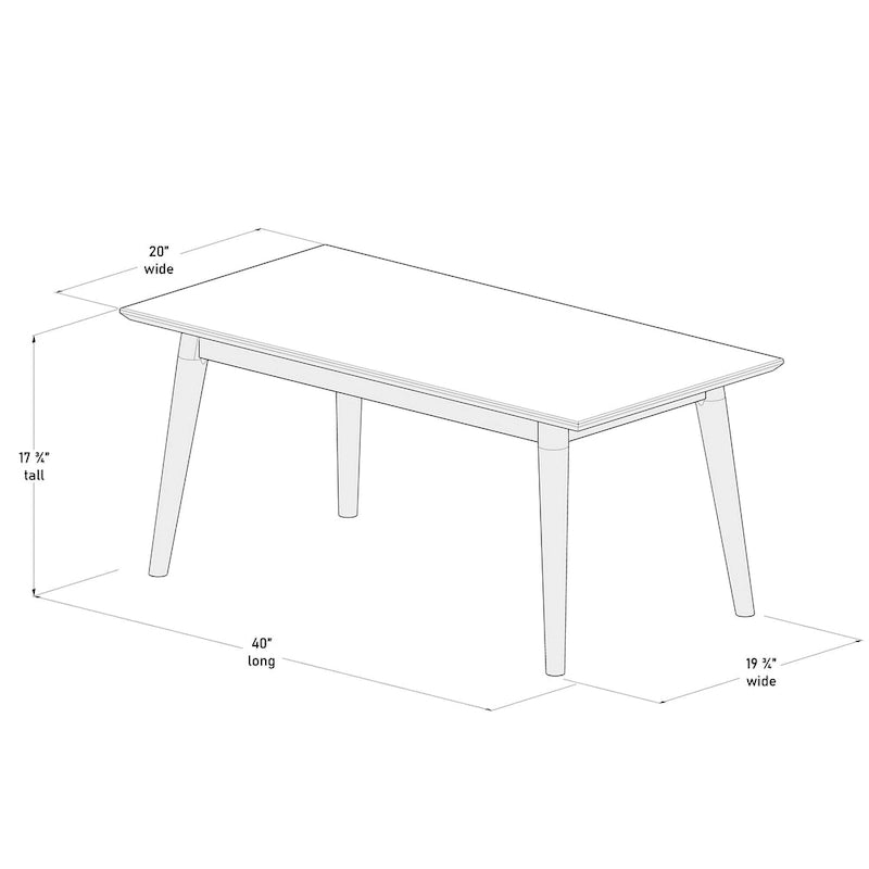 table basse rectangulaire de style médiéval