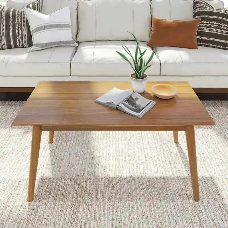 table basse rectangulaire de style médiéval
