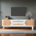 Meuble TV en rotin