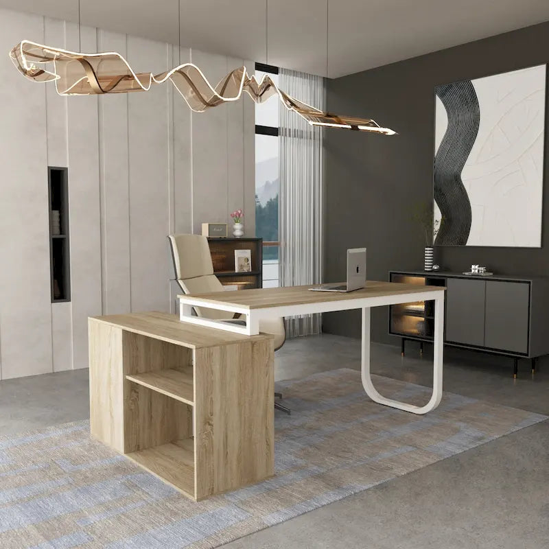 Bureau d'ordinateur d'angle