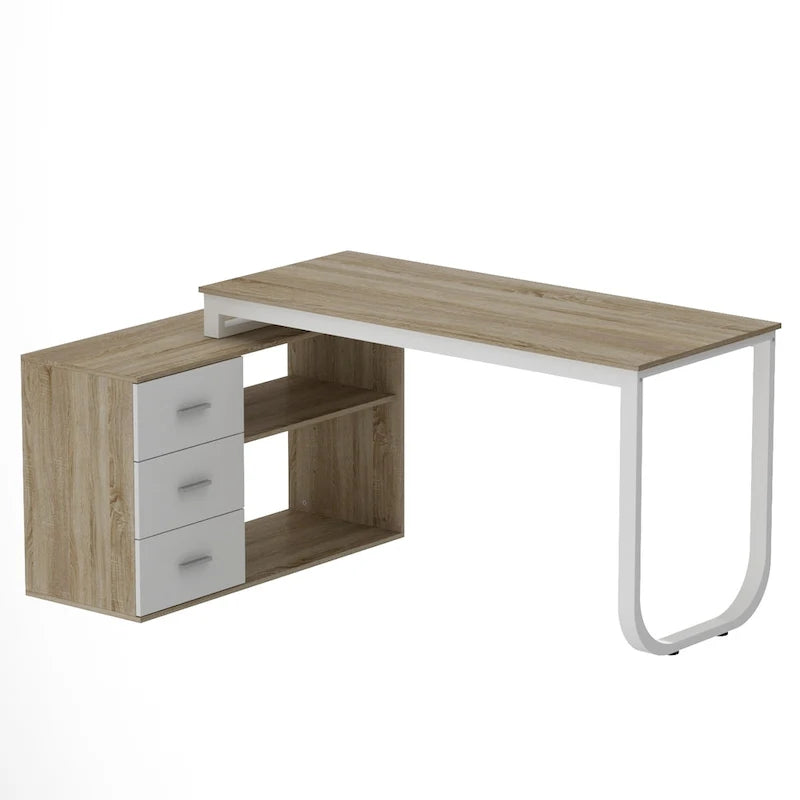 Bureau d'ordinateur d'angle