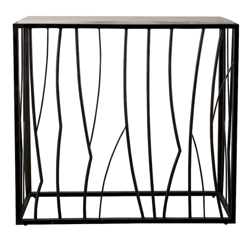 Console en travertin Uttermost Reed