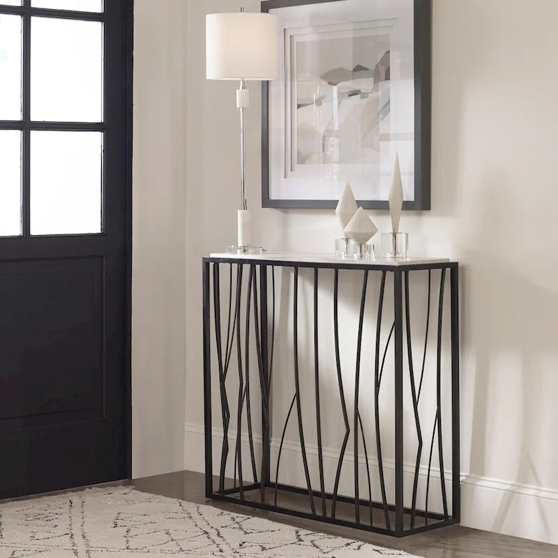 Console en travertin Uttermost Reed