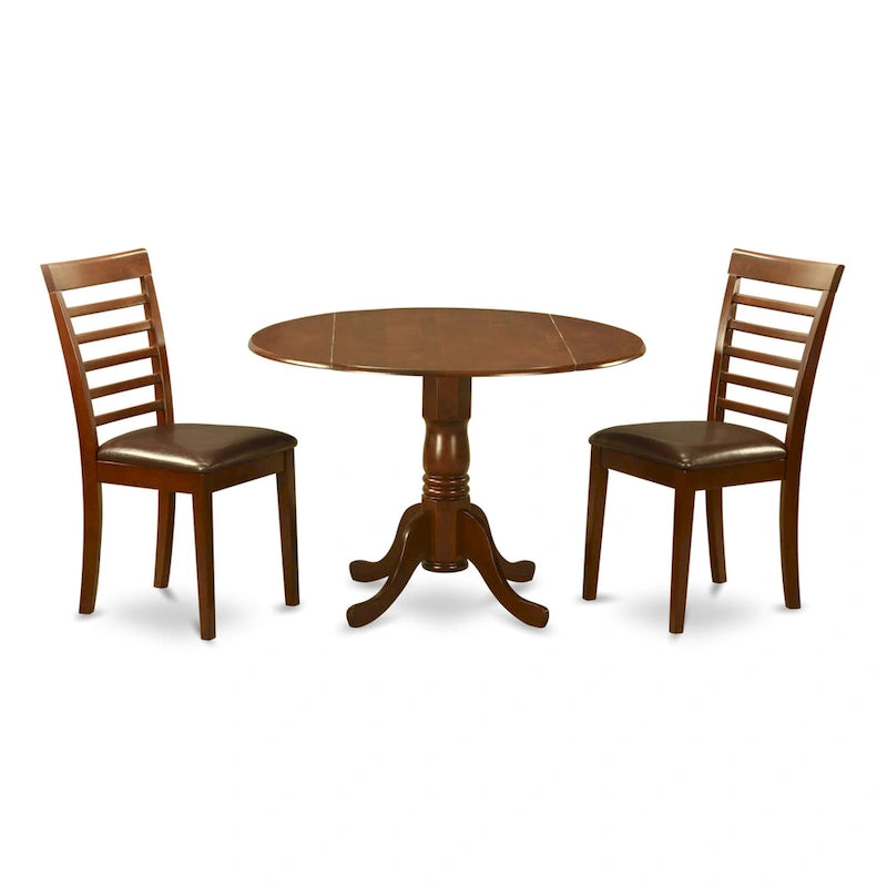 Ensemble table et chaises modernes trois pièces