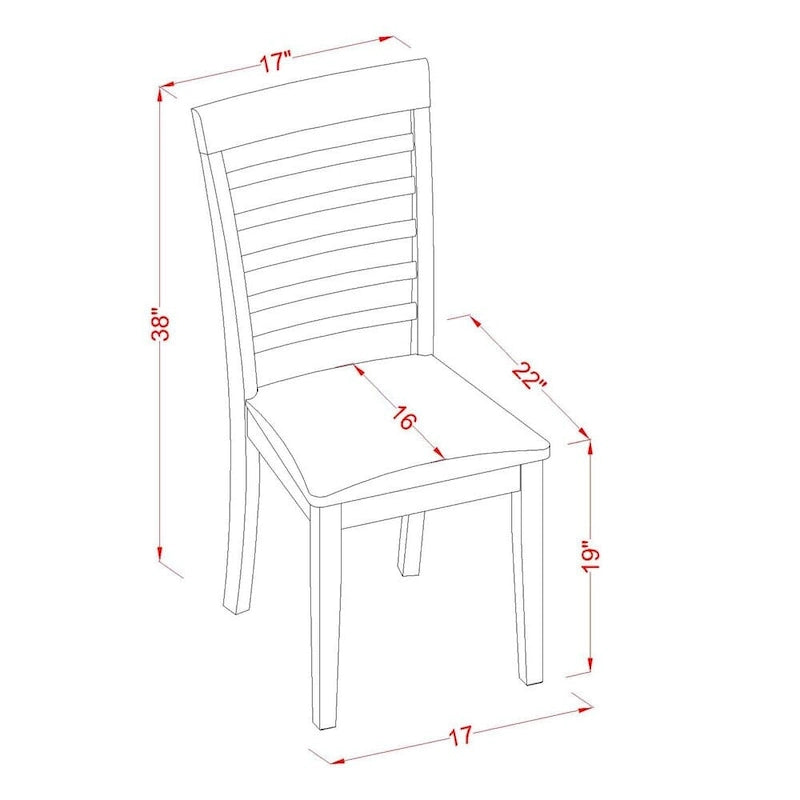 Ensemble table et chaises modernes trois pièces