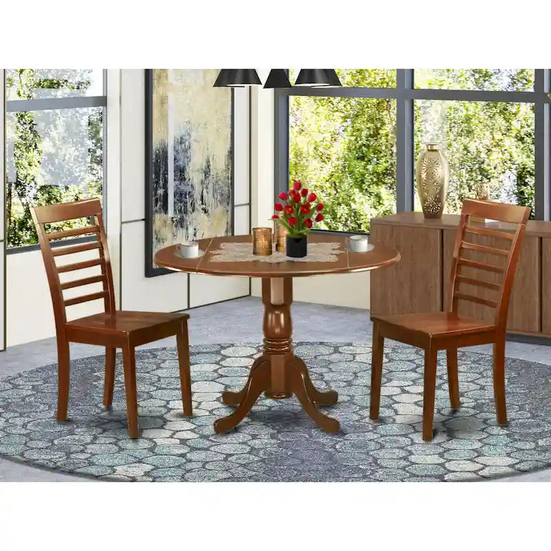 Ensemble table et chaises modernes trois pièces
