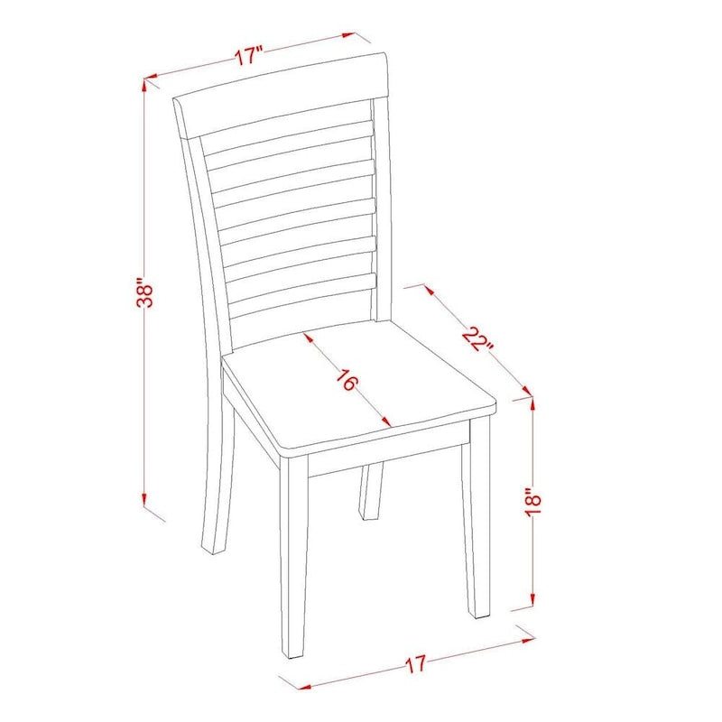 Ensemble table et chaises modernes trois pièces