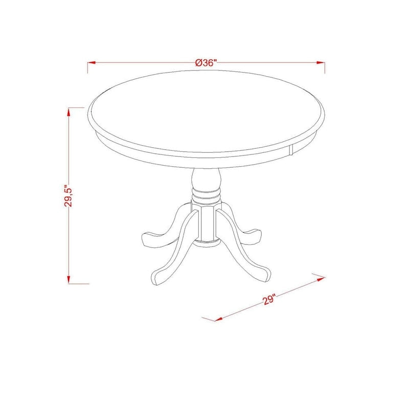 Table de salle à manger ronde et chaises de salle à manger en lin beige clair