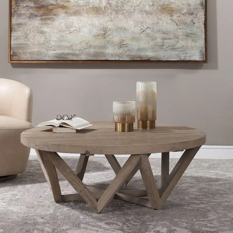 Table basse en bois javanais