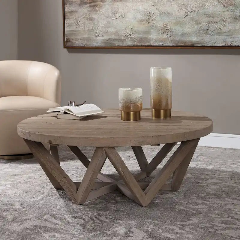 Table basse en bois javanais
