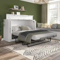 Lit double et armoire (matelas inclus), convenant aux chambres d'amis.
