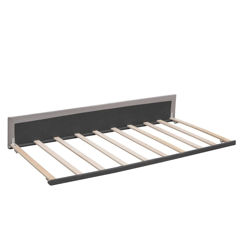 Cadre de lit plateforme king-size en lin