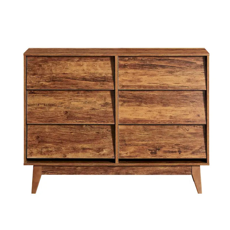 Commode moderne à six tiroirs de style médiéval