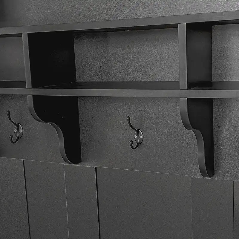 Porte-chaussures fonctionnel avec 3 patères