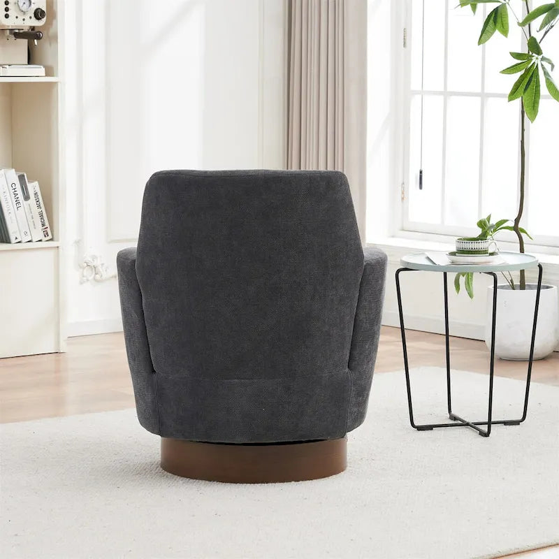Fauteuil baquet pivotant en fibre de polyester