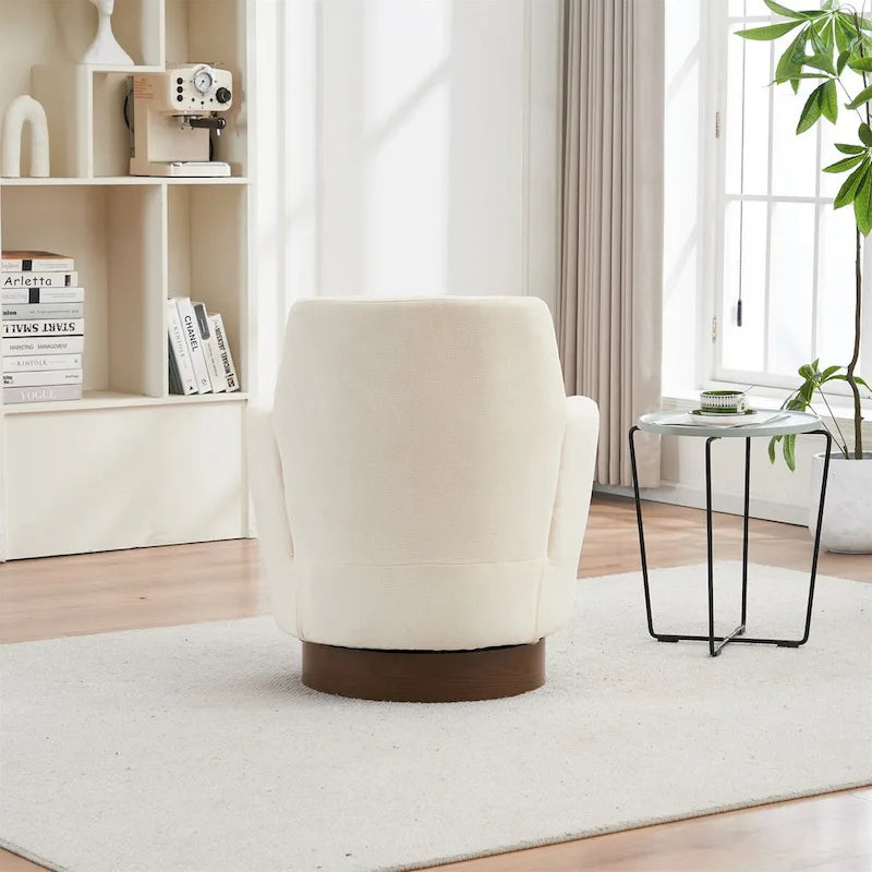 Fauteuil baquet pivotant en fibre de polyester