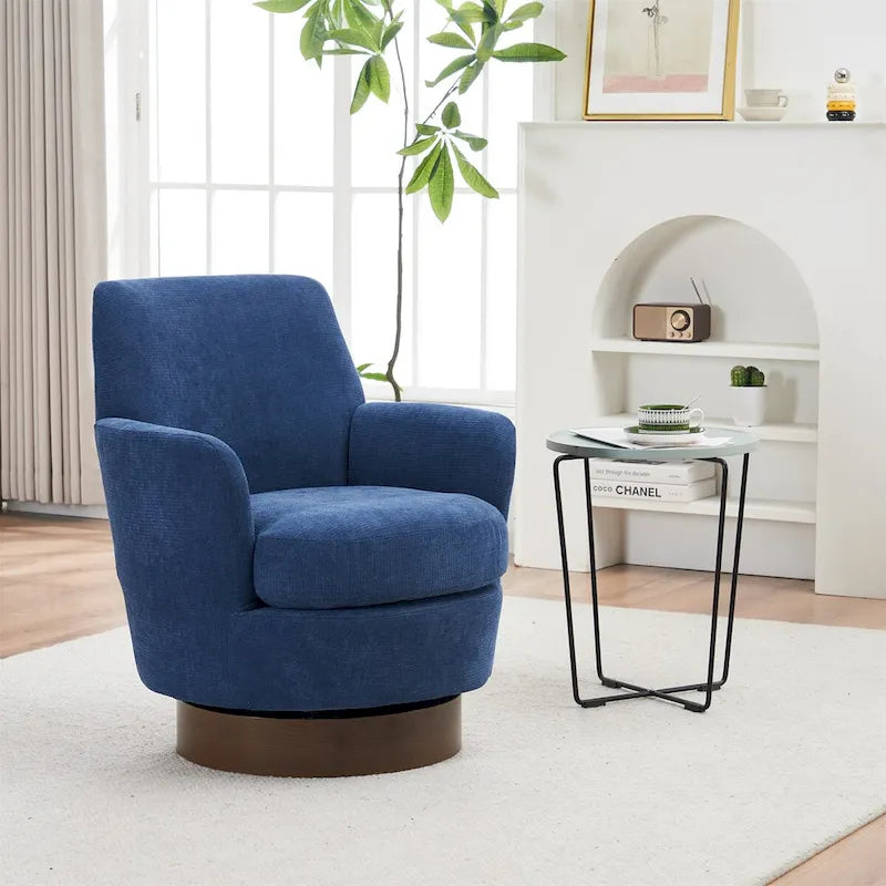 Fauteuil baquet pivotant en fibre de polyester