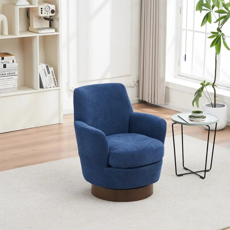 Fauteuil baquet pivotant en fibre de polyester