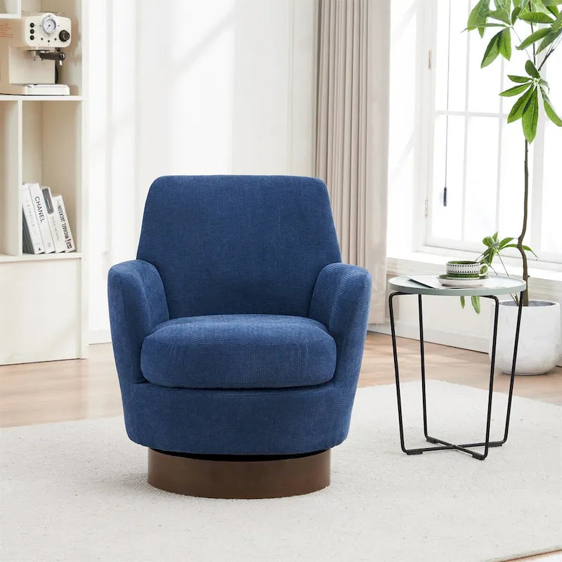 Fauteuil baquet pivotant en fibre de polyester