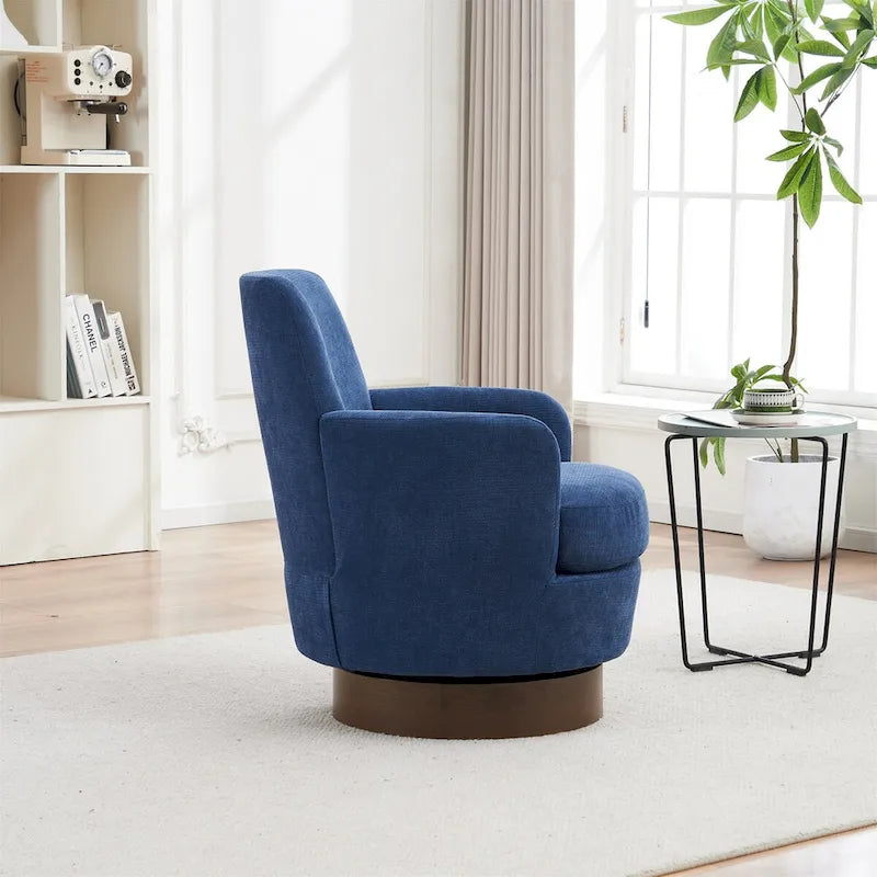 Fauteuil baquet pivotant en fibre de polyester