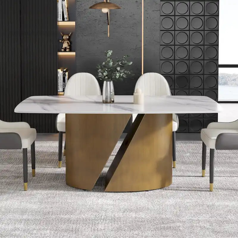 Table de salle à manger de cuisine moderne
