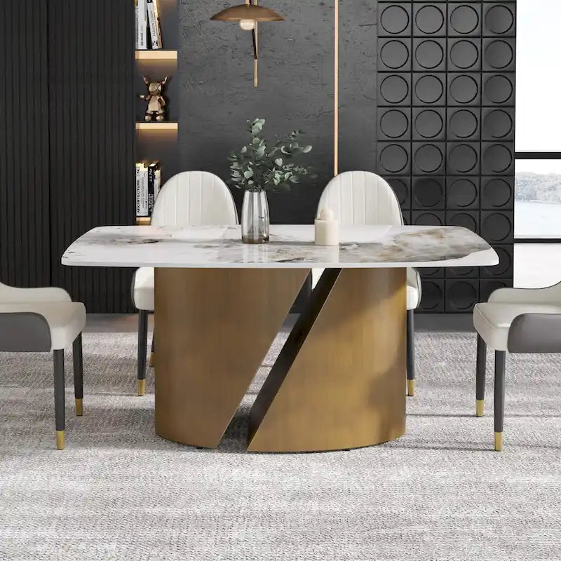 Table de salle à manger de cuisine moderne