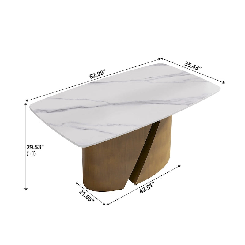 Table de salle à manger de cuisine moderne