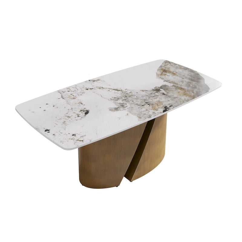Table de salle à manger de cuisine moderne