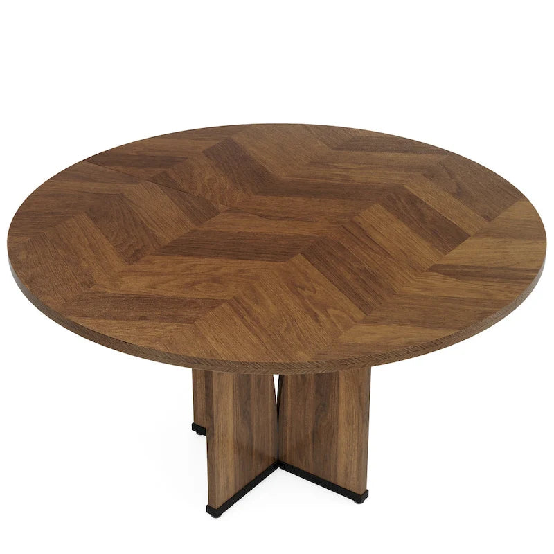 Table à manger ronde en bois