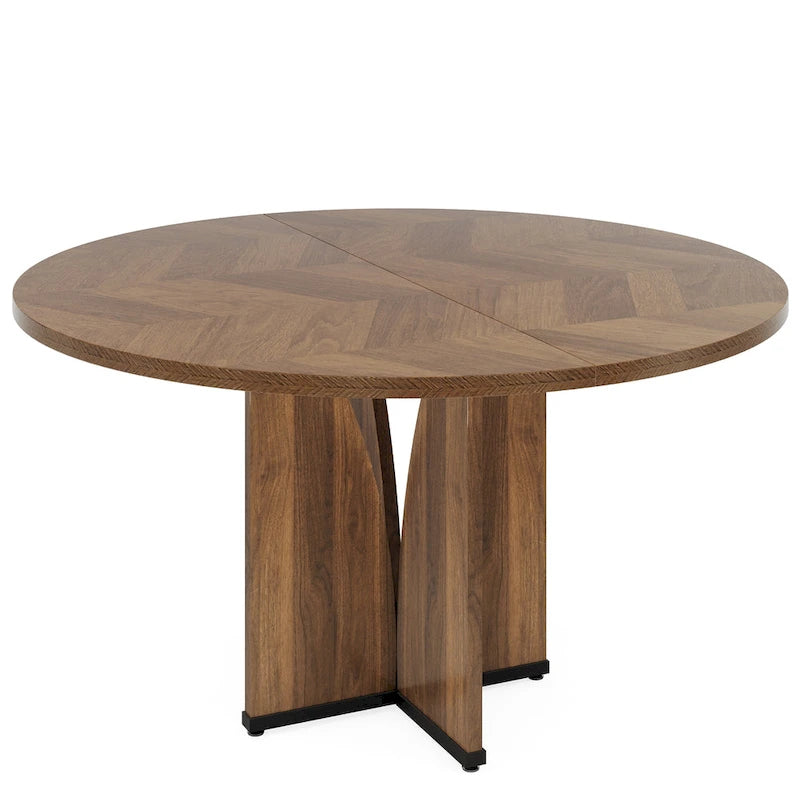 Table à manger ronde en bois