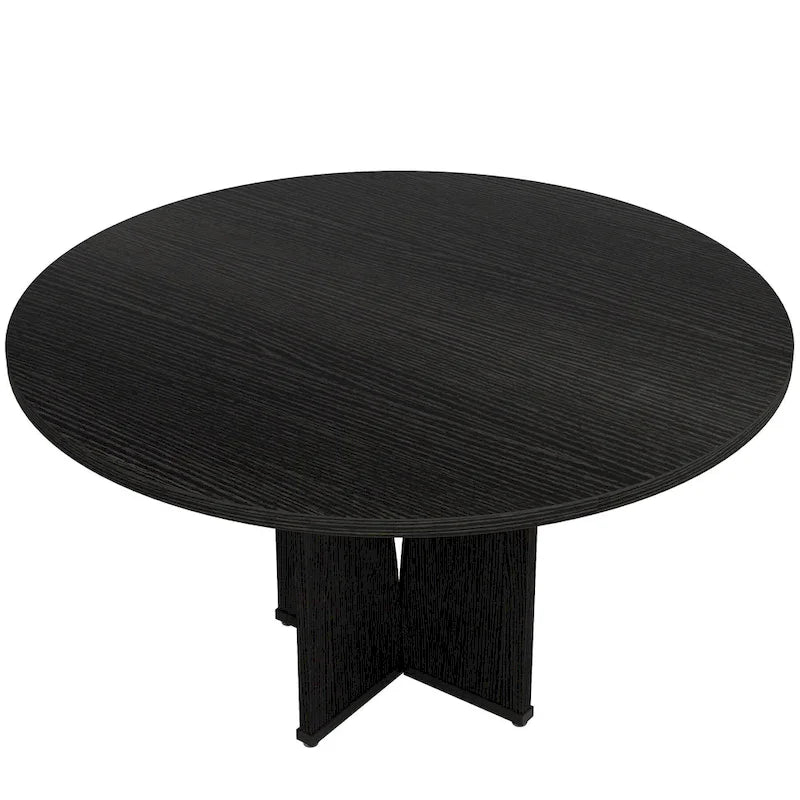 Table à manger ronde en bois