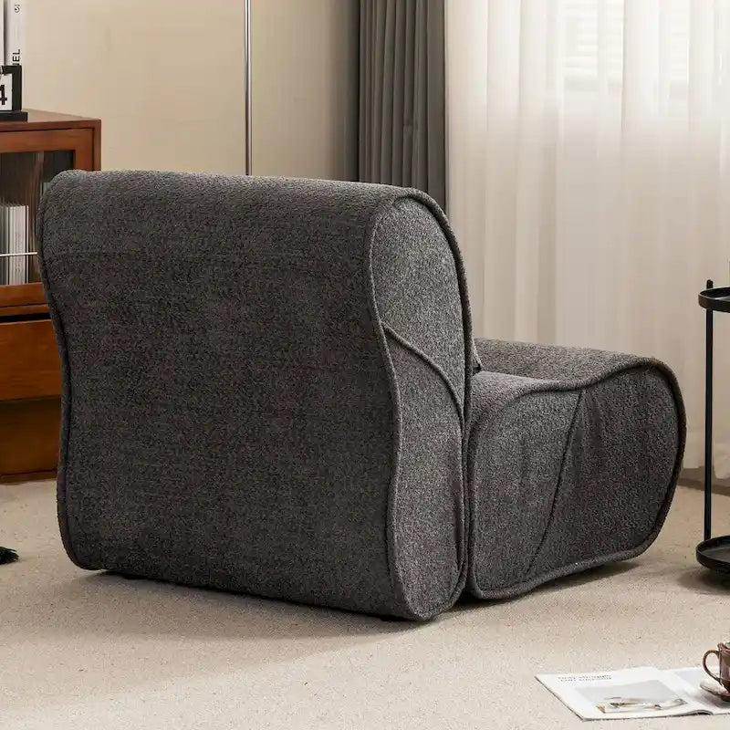 Fauteuil inclinable en velours doux