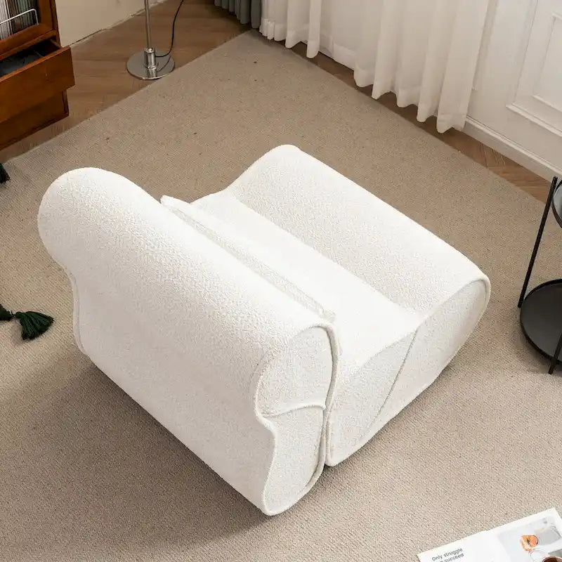 Fauteuil inclinable en velours doux