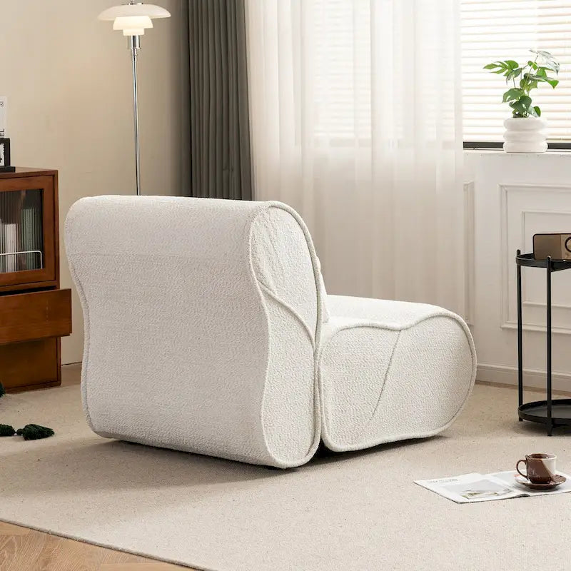 Fauteuil inclinable en velours doux