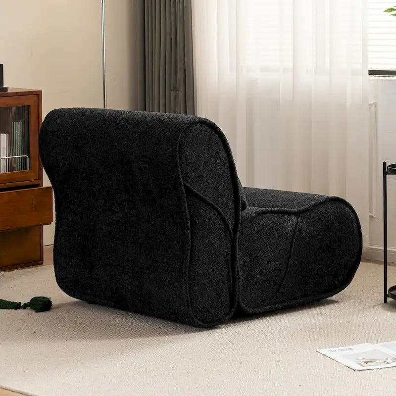 Fauteuil inclinable en velours doux