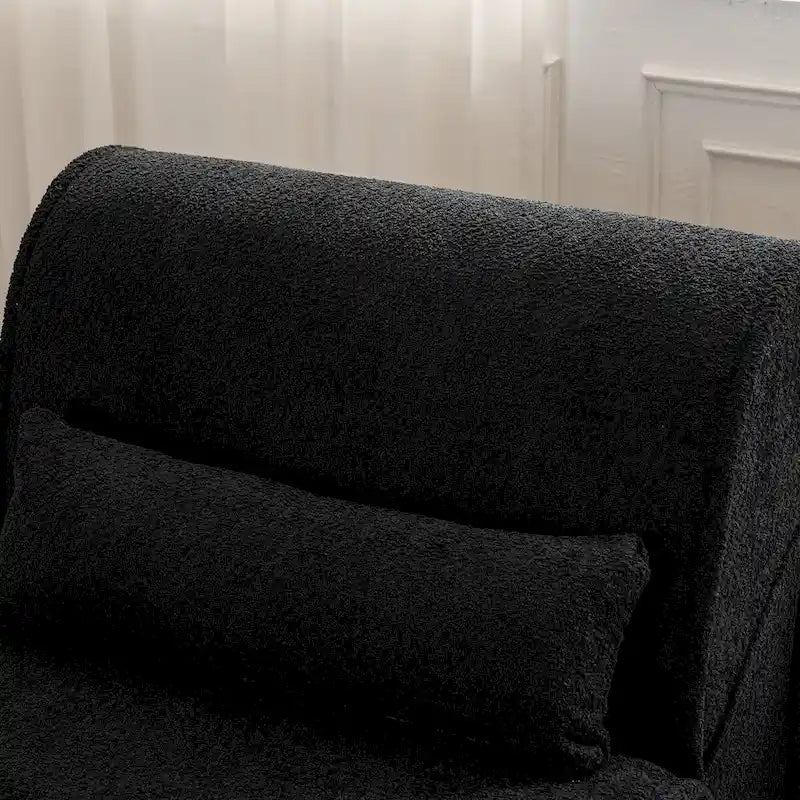 Fauteuil inclinable en velours doux