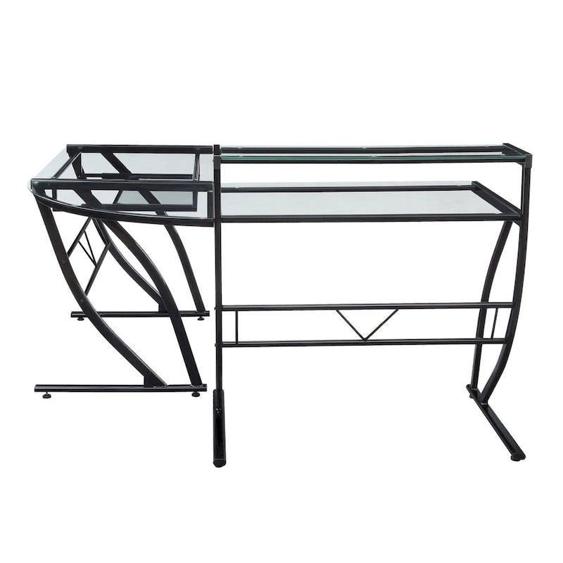 Table de jeu et de montage en L pour bureau à domicile