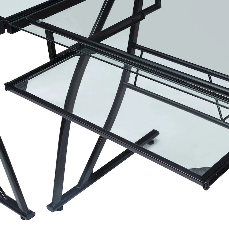 Table de jeu et de montage en L pour bureau à domicile
