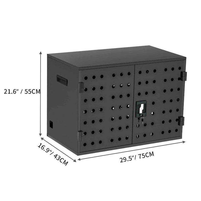 Armoire de recharge métallique