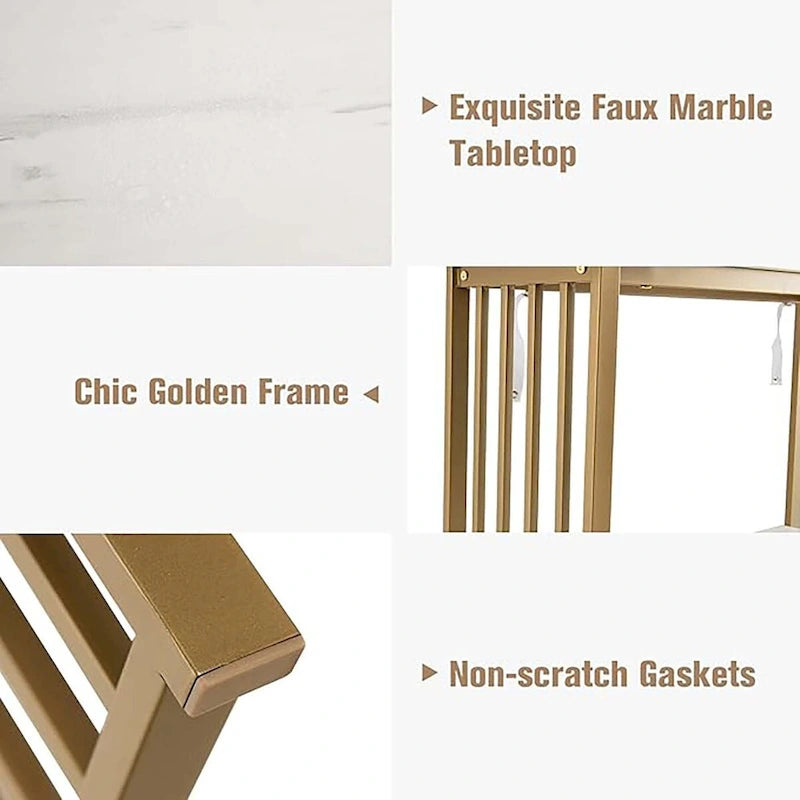 Table d'entrée à double plateau