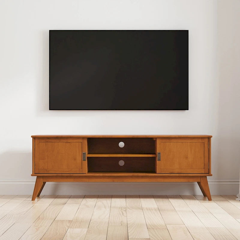 Meuble TV moderne en bois massif